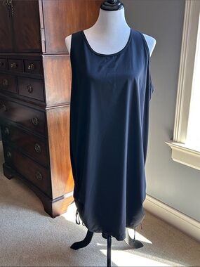 Zella Black Women's Swim Coverup Tank Dress